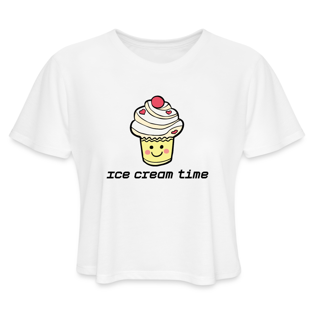 Ice cream time T-Shirt - white