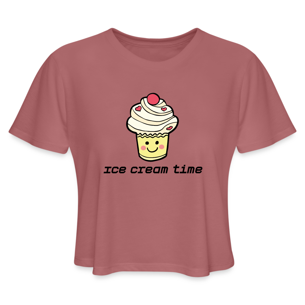 Ice cream time T-Shirt - mauve