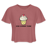 Ice cream time T-Shirt - mauve