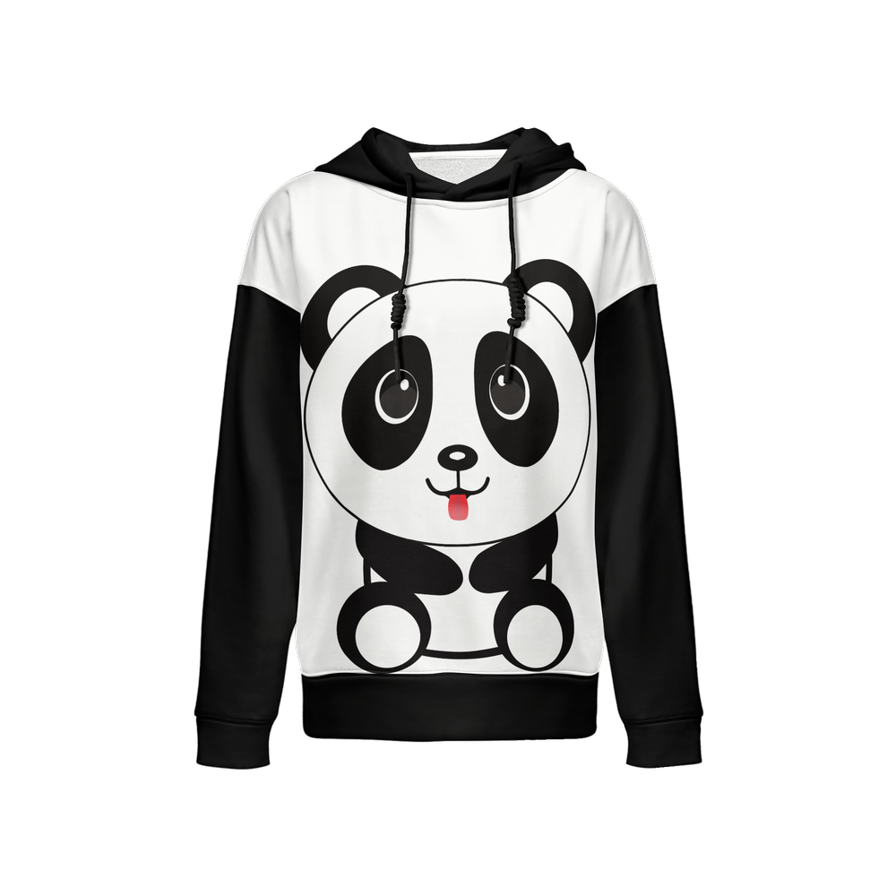 Kawaii Panda Women’s Relaxed Fit Hoodie-Super Heavy 375g