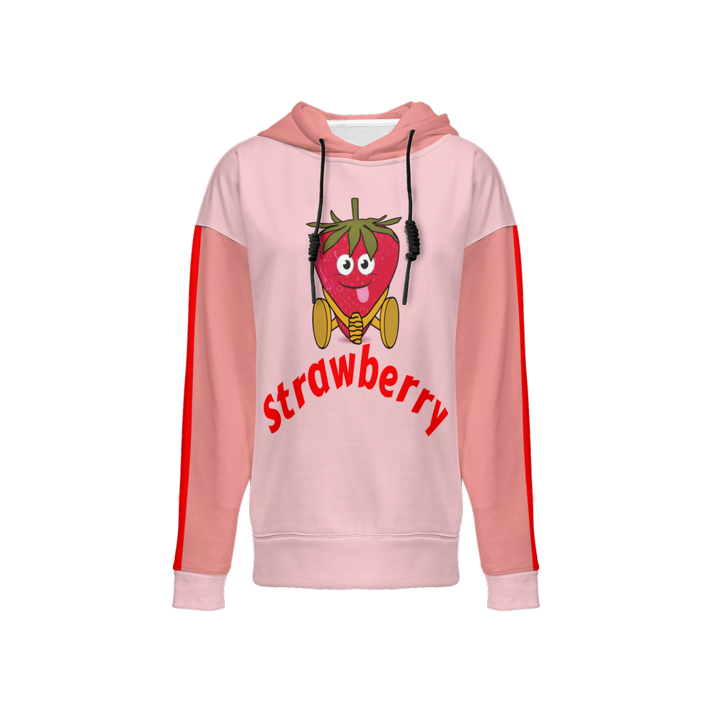 Cute Strawberry Relaxed Fit Hoodie