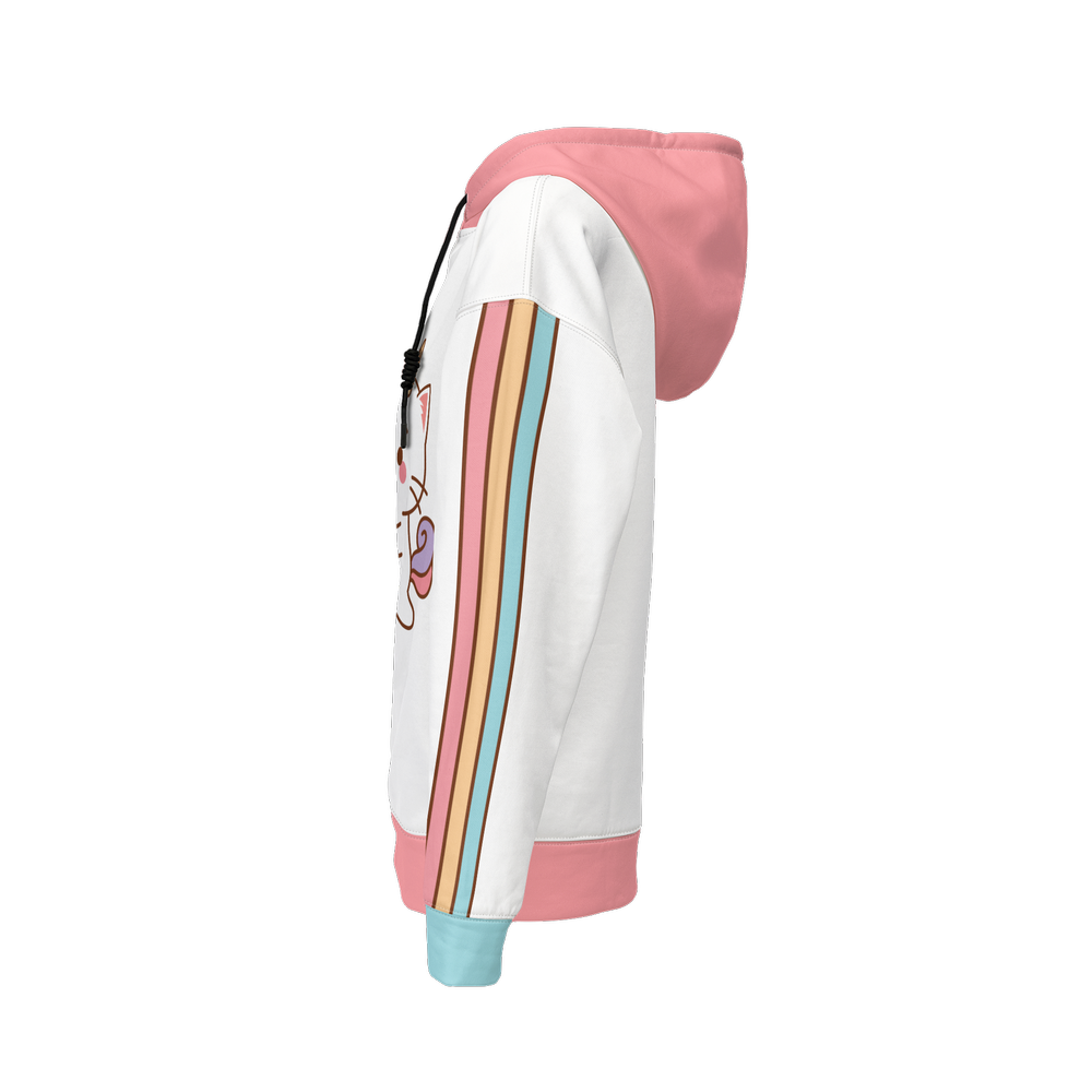 Kawaii Cats Relaxed Fit Hoodie-Super Heavy 375g