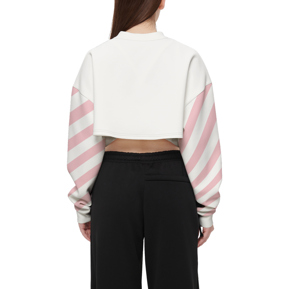 Cute Chick Cropped Crewneck Sweatshirt