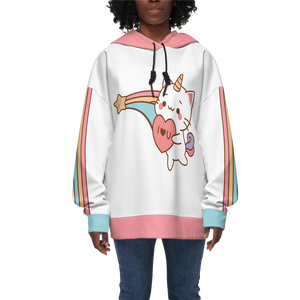 Kawaii Cats Relaxed Fit Hoodie-Super Heavy 375g