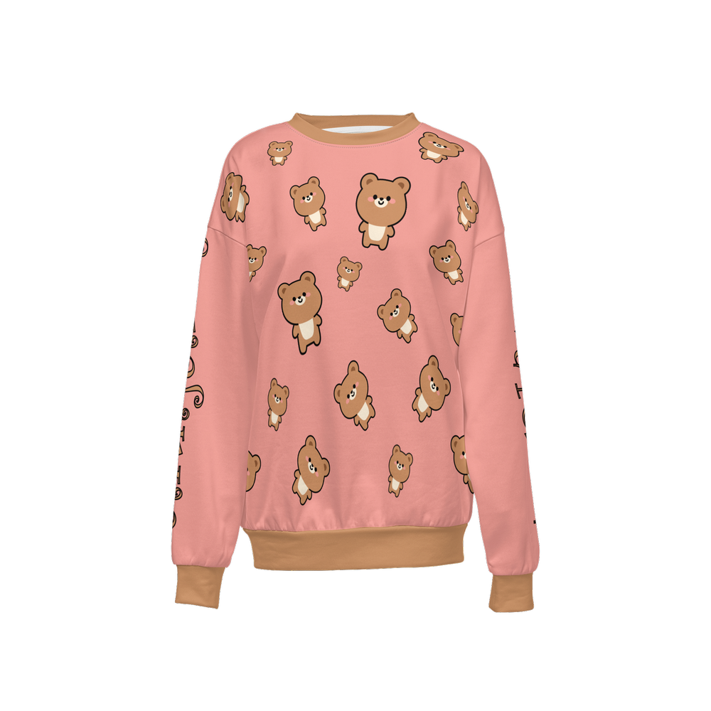 Fuwafuwa Bear Relaxed Fit Crewneck Sweatshirt-Super Heavy 375g