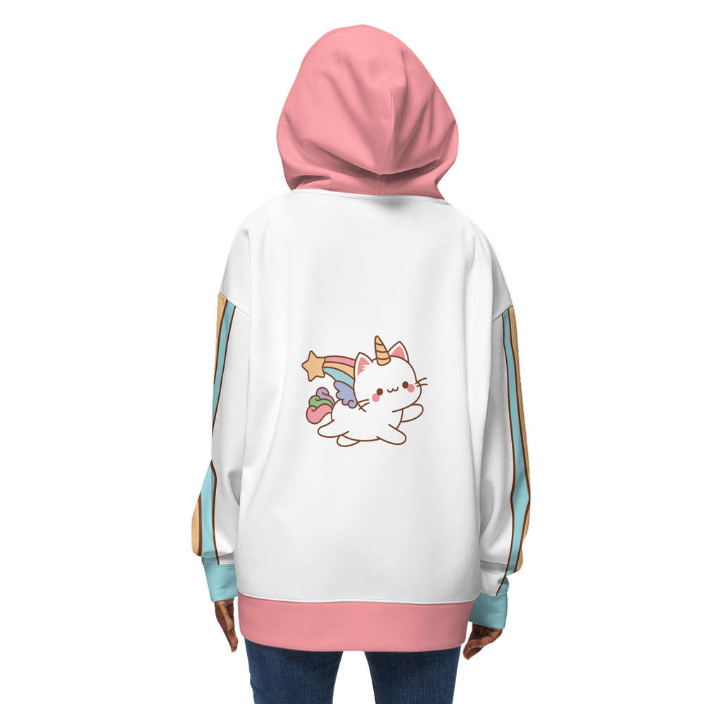 Kawaii Cats Relaxed Fit Hoodie-Super Heavy 375g