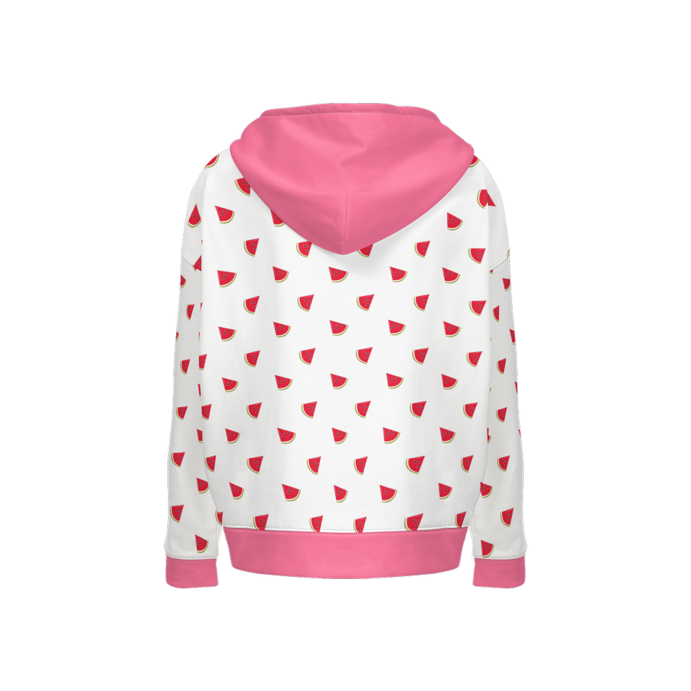 Kawaii Watermelon Relaxed Fit Hoodie-Super Heavy 375g