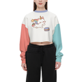 Kawaii Cats Cropped Crewneck Sweatshirt