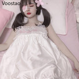 Japanese Sweet Lolita Babydoll Pajamas Mini Dress