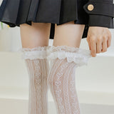 Lace Lolita Tall Knee Thigh Socks