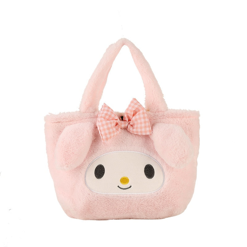 Kawaii Cinnamoroll My Melody Kuromi Plush Bag