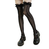 Lace Lolita Tall Knee Thigh Socks