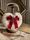 Lolita Love Heart Plush Hand-Carrying Bag