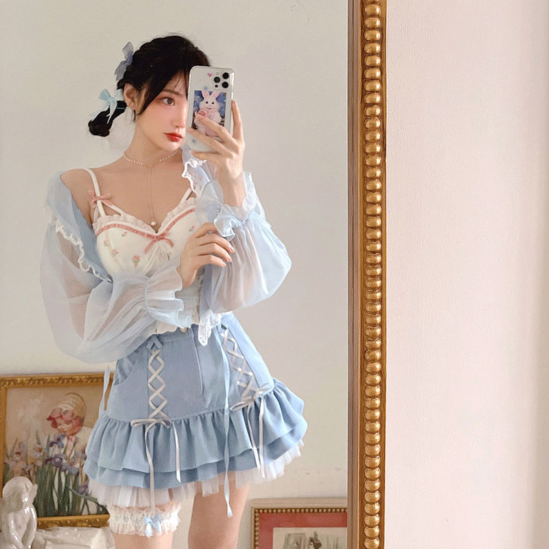 Kawaii Elegant Mini Skirt Summer