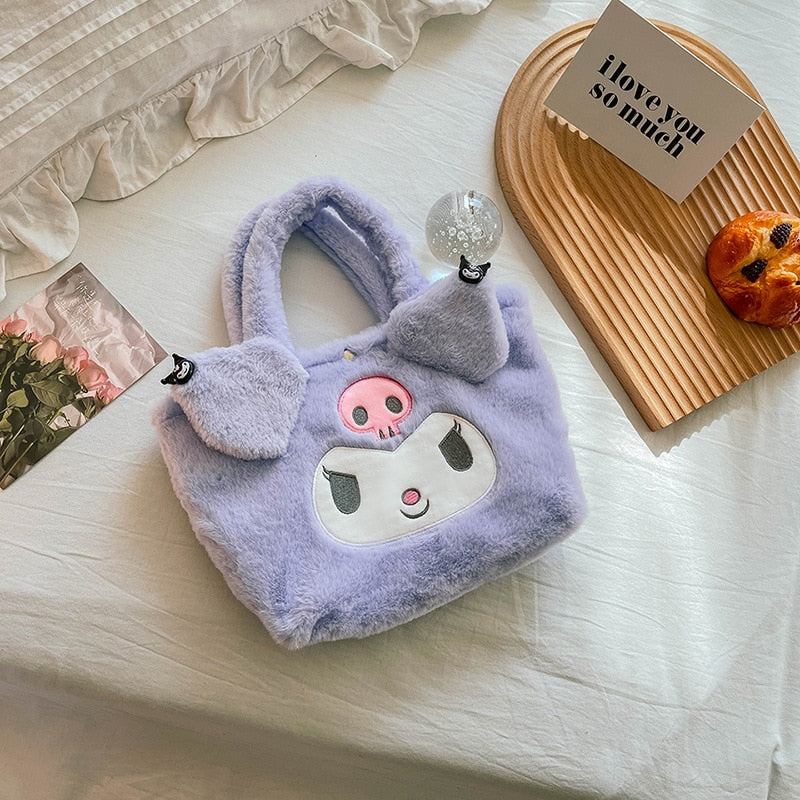 Kawaii Cinnamoroll My Melody Kuromi Plush Bag