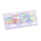 4 pcs/set Summer Ice Cream Rubbers