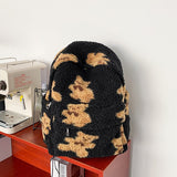 Bear Print Cute Backpack