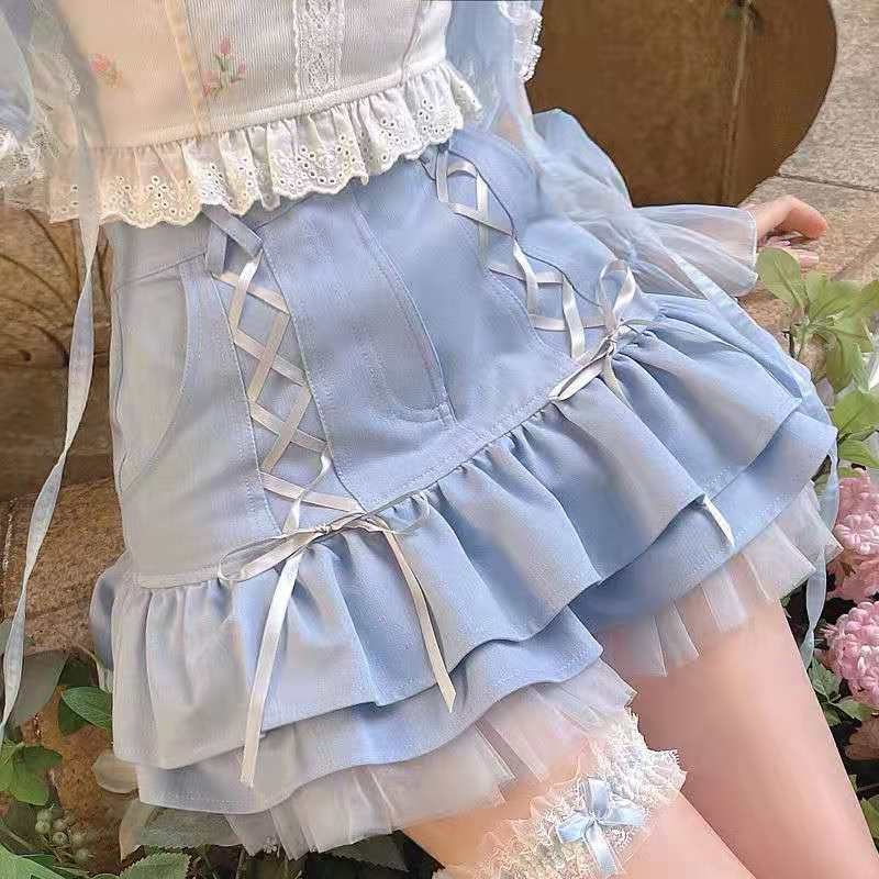 Kawaii Elegant Mini Skirt Summer