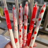 Cute Strawberry Gel Pens