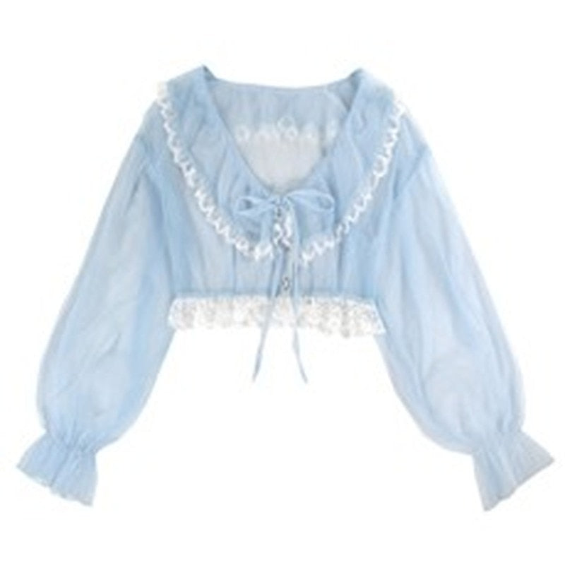 Summer Floral Kawaii Halter Tops