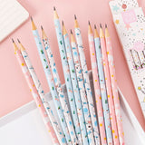 10 pcs/set Cute Cartoon Pencils with Earsers HB