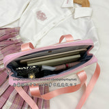 Japanese High School Girls Handbags Transparent