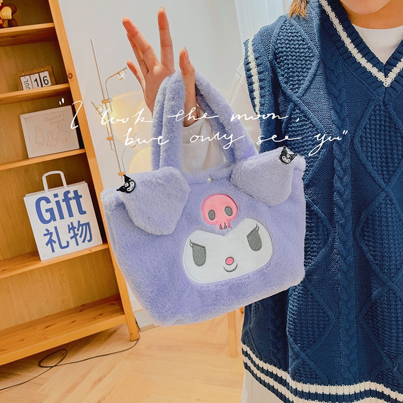 Kawaii Cinnamoroll My Melody Kuromi Plush Bag