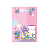 100 pcs Kawaii Cartoon Rainbow Bear Memo Pad