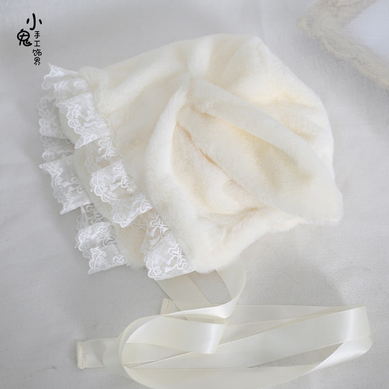Japanese sweet loppy eared rabbit cap