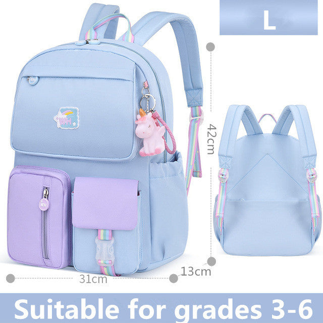 Korean fashion shoulder school bag (Waterproof)