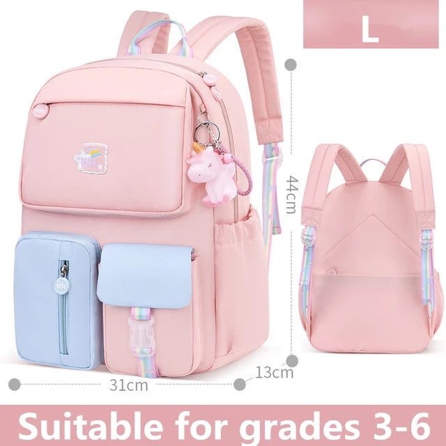 Korean fashion shoulder school bag (Waterproof)