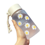 500ml Small Daisy Transparent Plastic Water Bottles