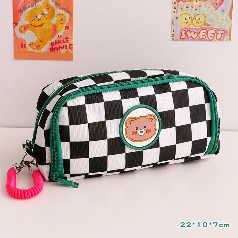 Portable Cartoon Bear Pencil Case