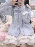 Kawaii Lolita Shirt Sweet Long Sleeve Blouse