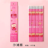 10Pcs/Set Cute Kawaii Cartoon Pencil HB