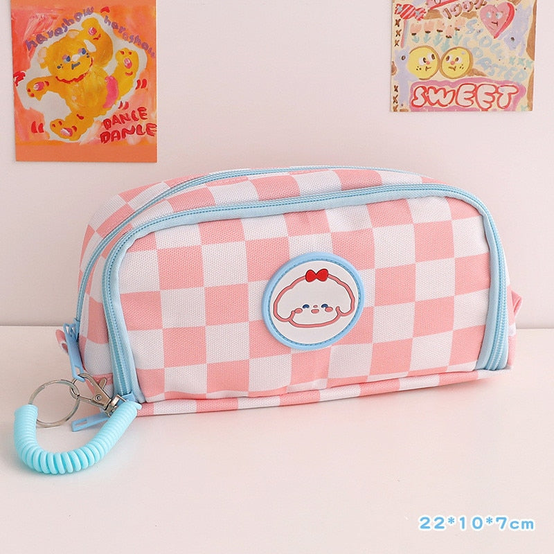 Portable Cartoon Bear Pencil Case