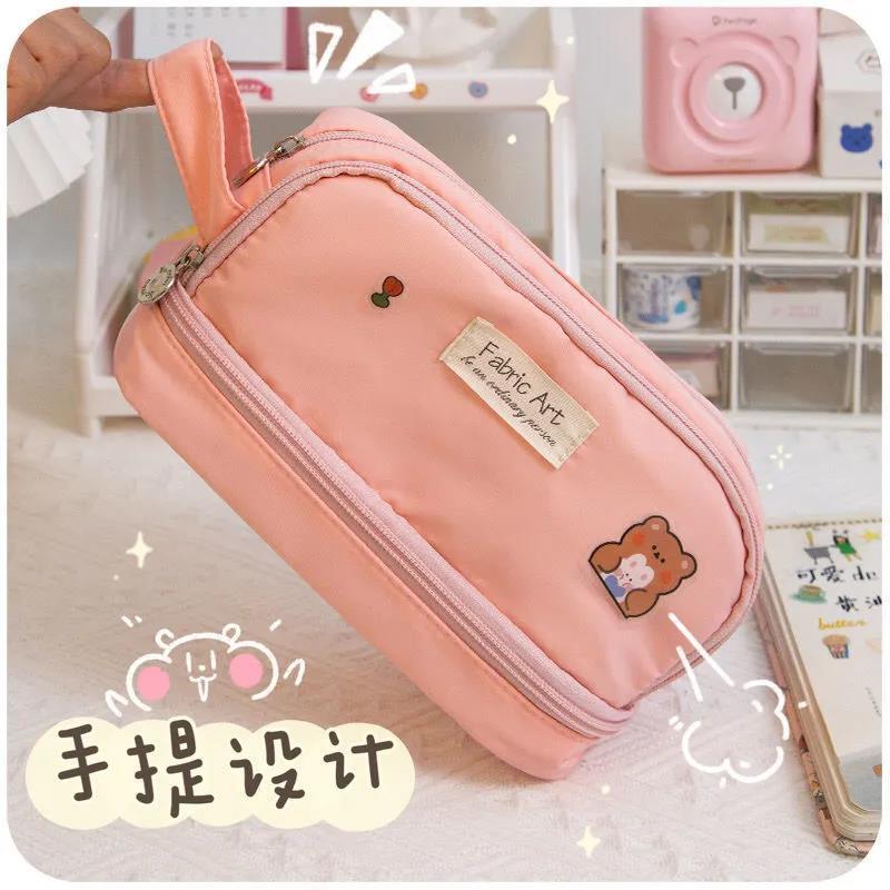 Big Cute Korean Pencil Case Waterproof