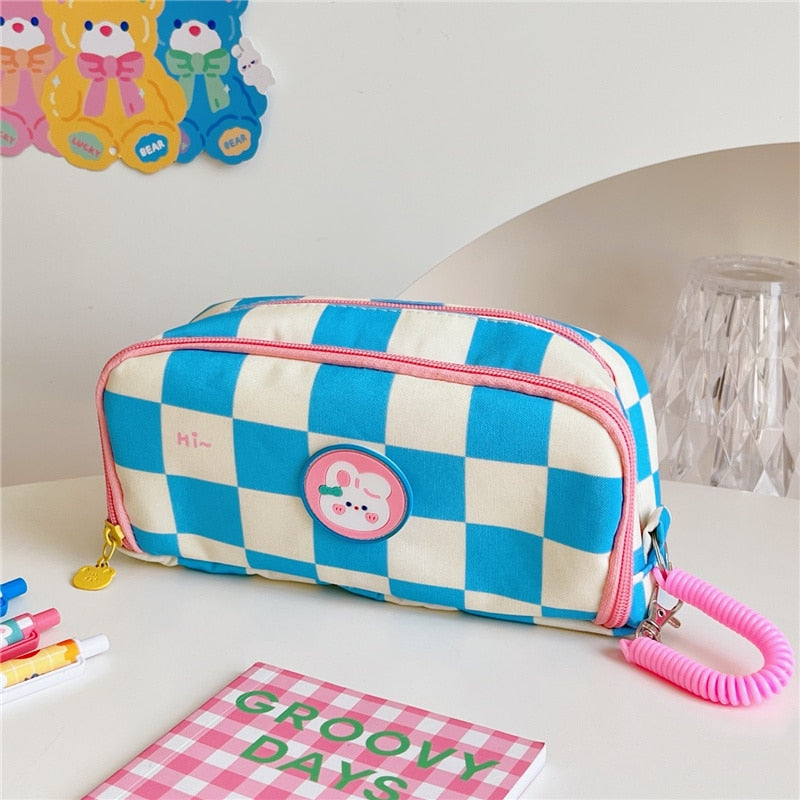 Portable Cartoon Bear Pencil Case