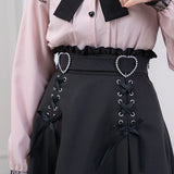 Dearmylove Short Skirts Japanese Lolita Style Inner Wear Skirts for Women Student High-end School Skirt
