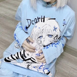 Anime Kawaii Graphic T Shirts with gloves