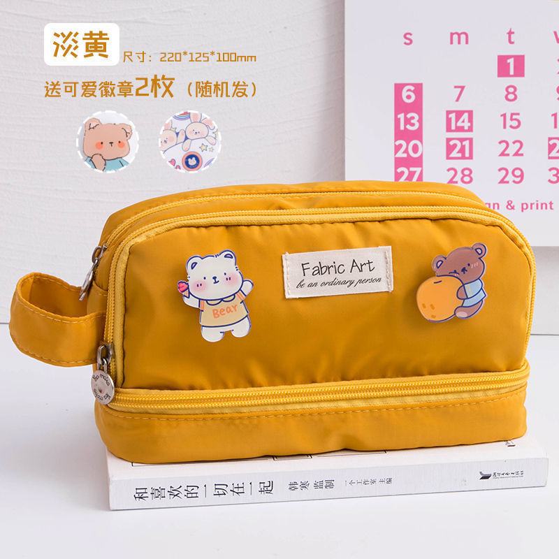 Big Cute Korean Pencil Case Waterproof