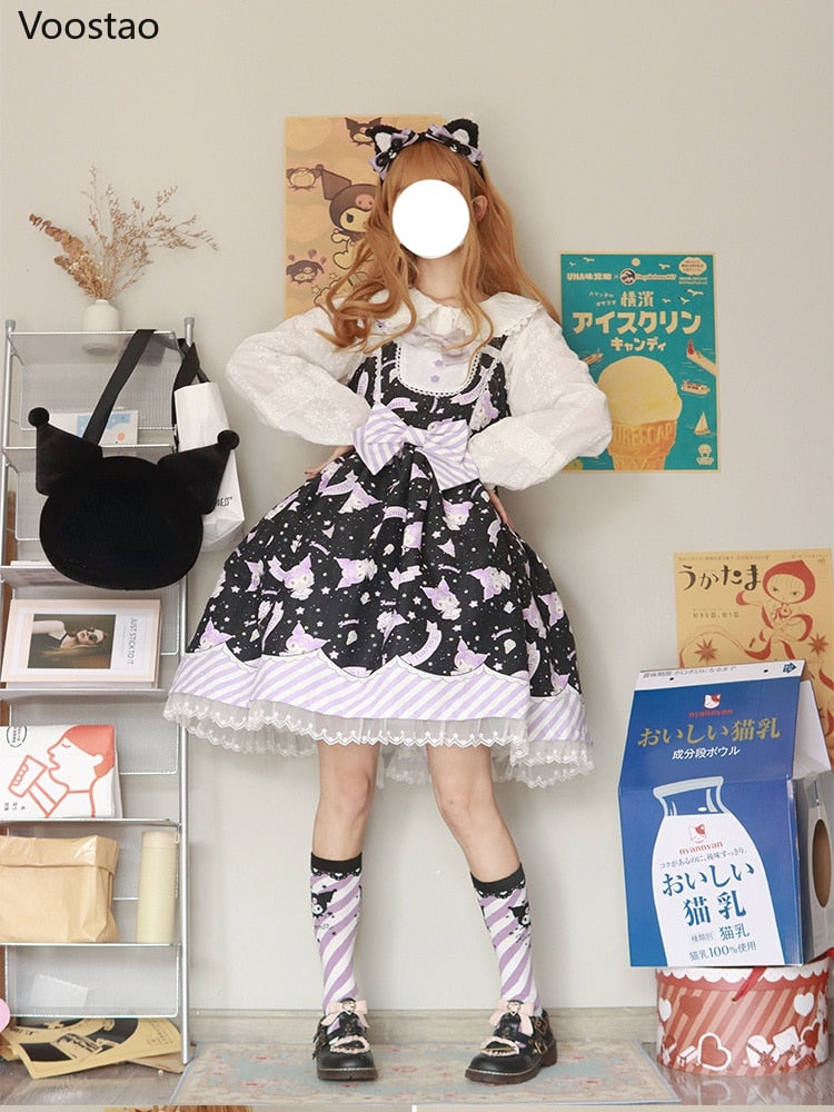 Sweet Lolita Style My Melody Print Dress