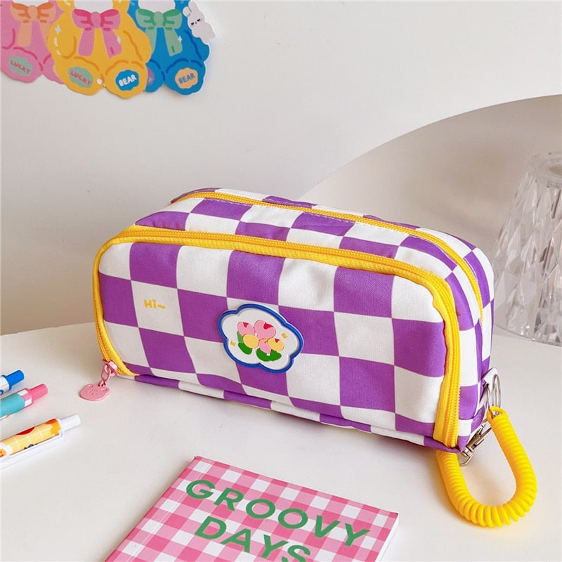 Portable Cartoon Bear Pencil Case