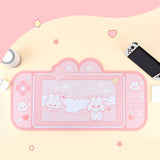 Kawaii Pink Sakura Bunny XXL Gaming Desk Mat