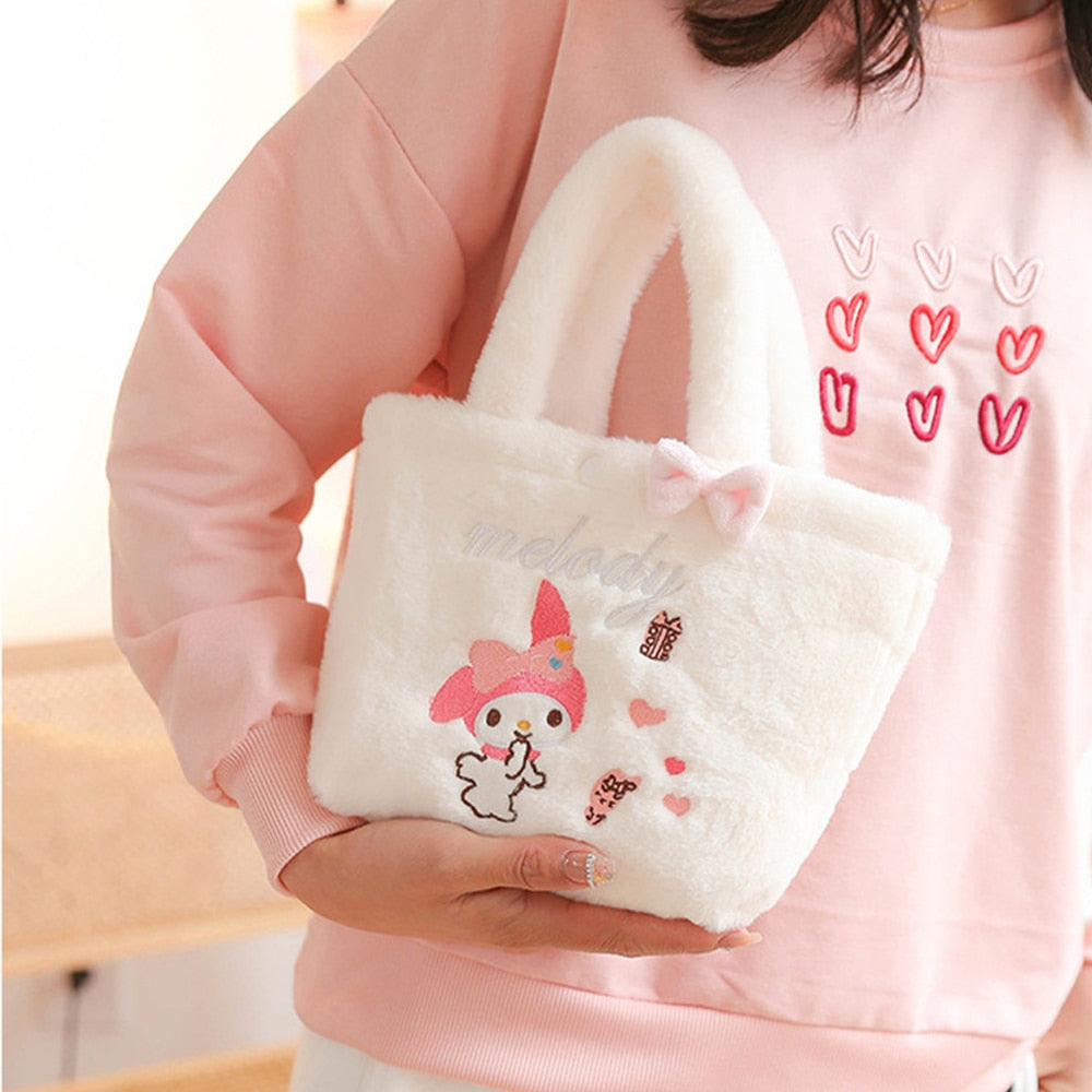 Kawaii Cinnamoroll My Melody Kuromi Plush Bag