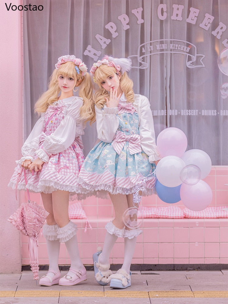 Sweet Lolita Style My Melody Print Dress