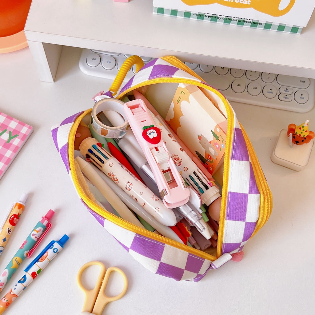 Portable Cartoon Bear Pencil Case