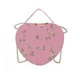 Sweet Lace Flowers Round or Heart Shaped Handbag