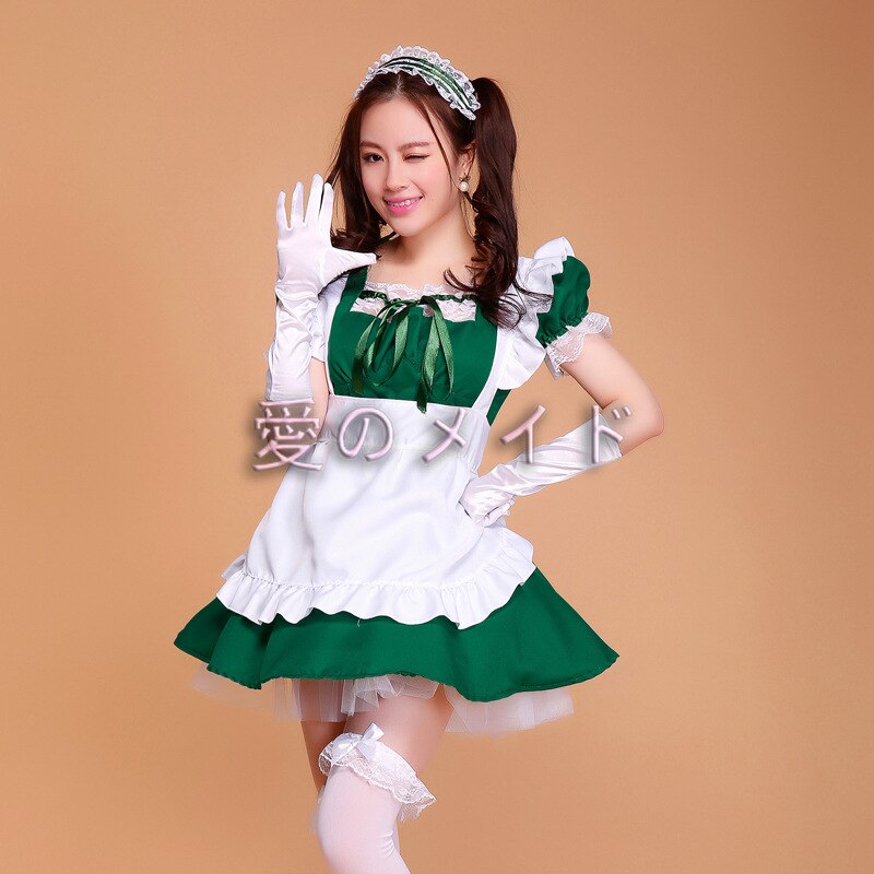 Shanghai Story Women Japanese Kawaii Maid Costume Lolita Dress Cosplay