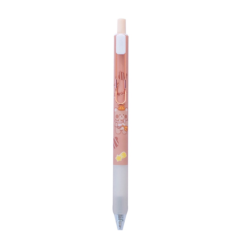 4 pcs/set Kawaii Cartoon Bear Mechanical Gel Ink Pen
